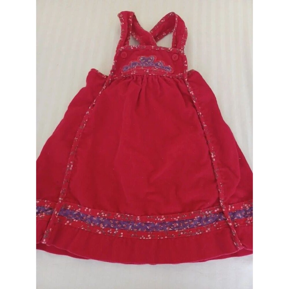 Carter's vintage corduroy jumper dress 4T